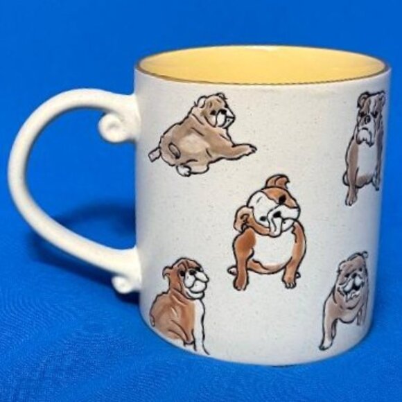 NEW  GORGEOUS & ADORABLE ENGLISH BULLDOG " DOG MOM " 21 OZ / 21 OUNCES MUG / CUP - Picture 8 of 16